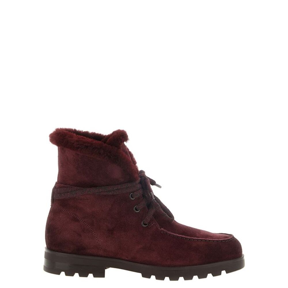 Santoni Women Suede Ankle Boots